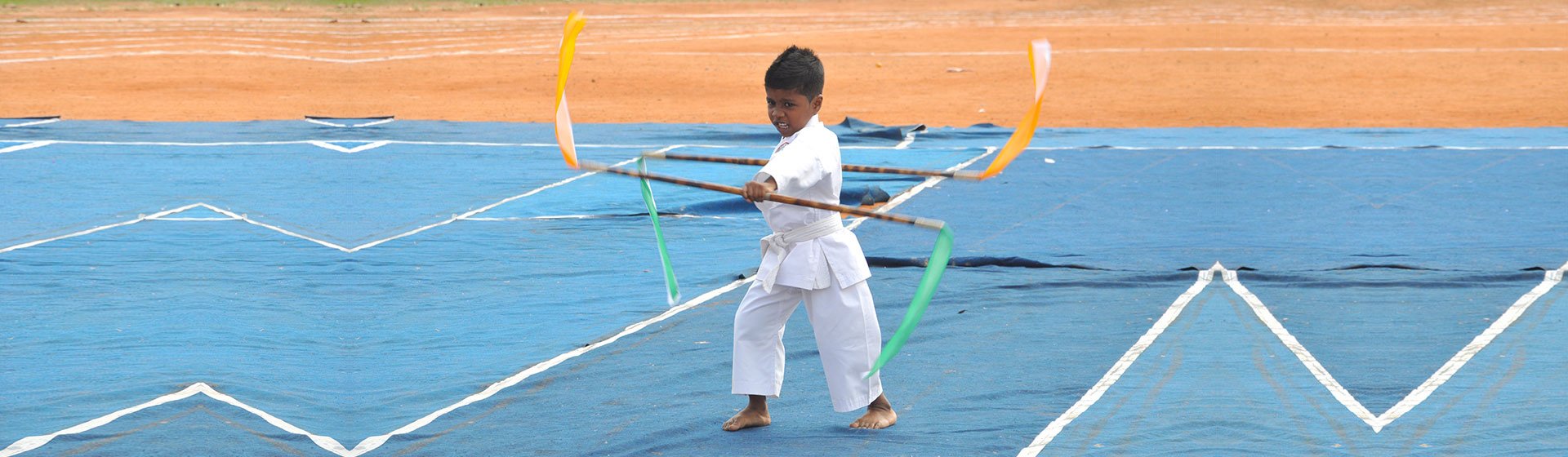 Silambam coaching at Pit Stop Sports, Kovur